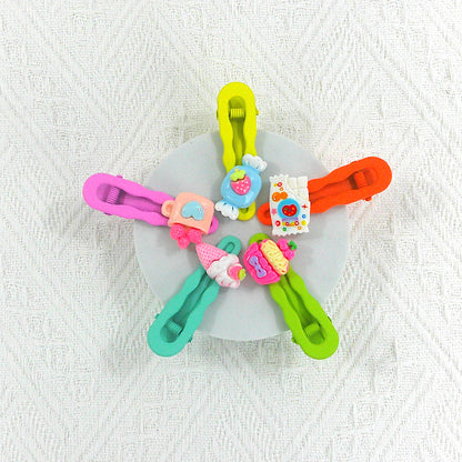 Kids Cute Charm Colorful Hair Clip BH4977-7 (5CASE)