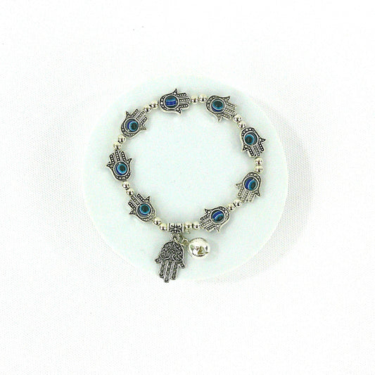 Hamsa Charm Bracelet  BR3723-13 (12PC)