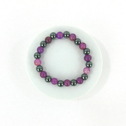 Natural Stone Ball Bracelet BR3723-17 (12PC)