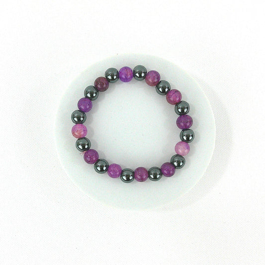 Natural Stone Ball Bracelet BR3723-17 (12PC)