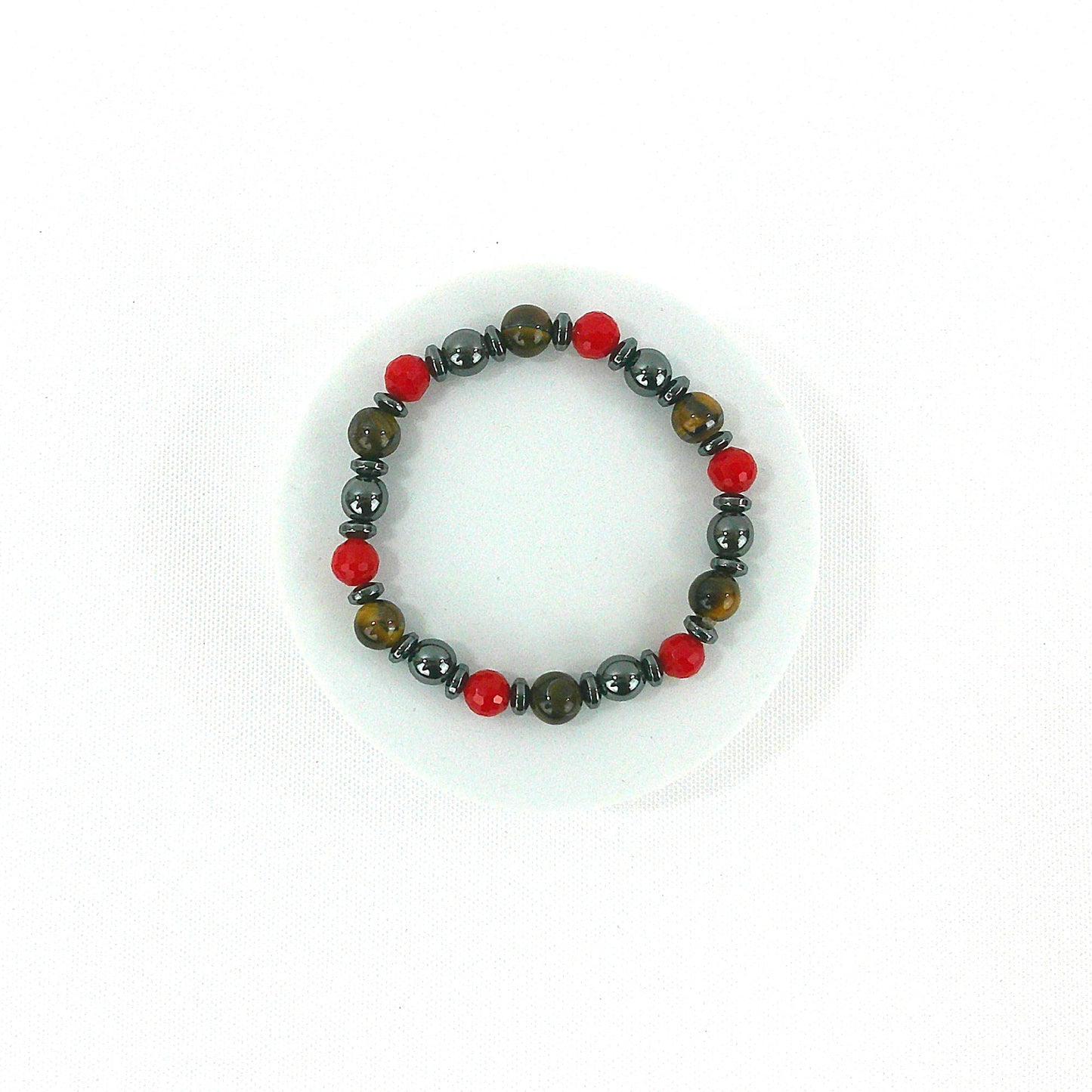 Natural Stone Ball Bracelet BR3723-18 (12PC)