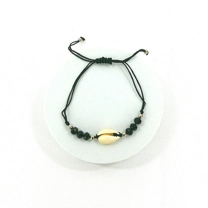 Bead Shell Adjustable Bracelet BR3724-24 (12PC)
