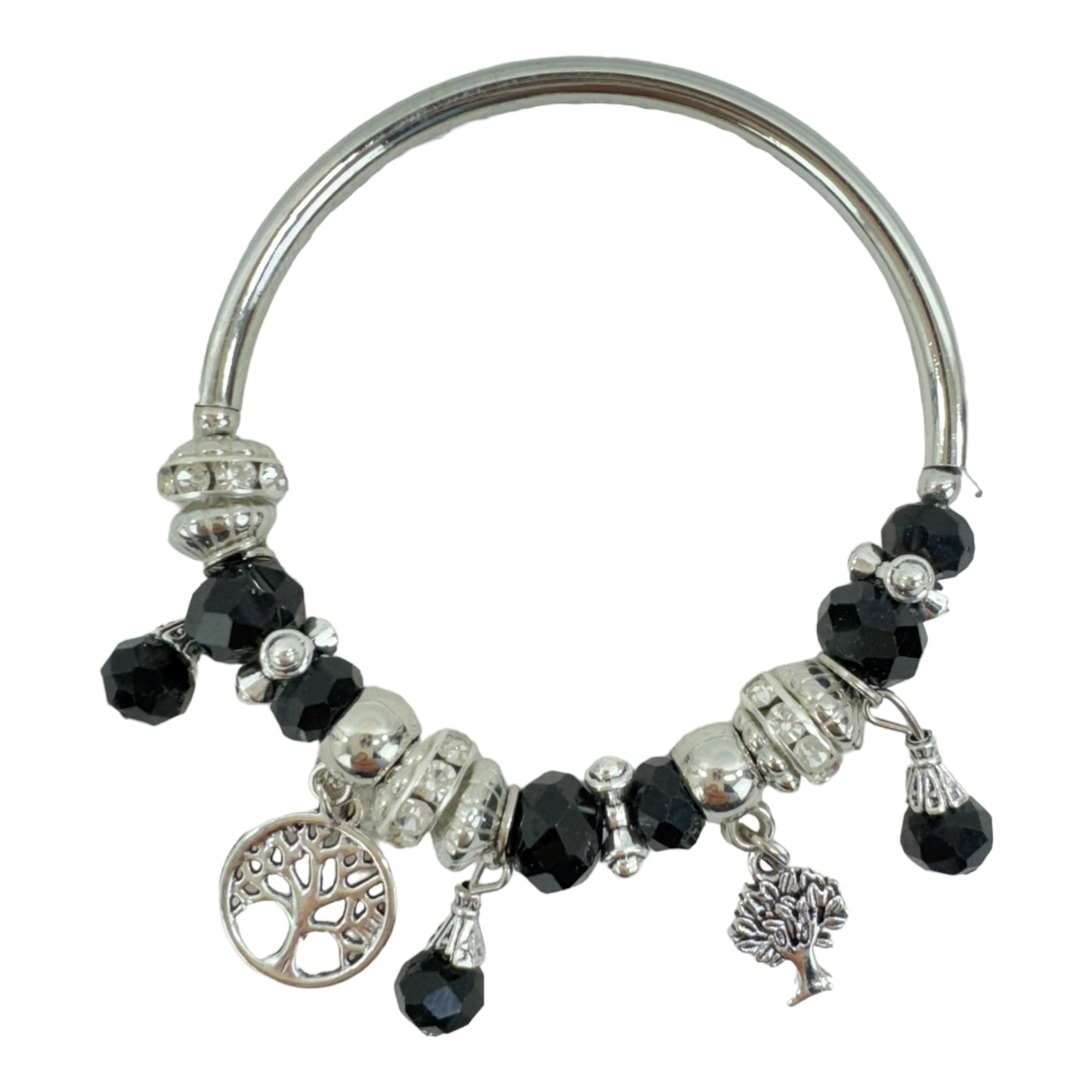 The Tree of Life Charm Stretch Bangle Bracelet BR4218-6 (12PC)