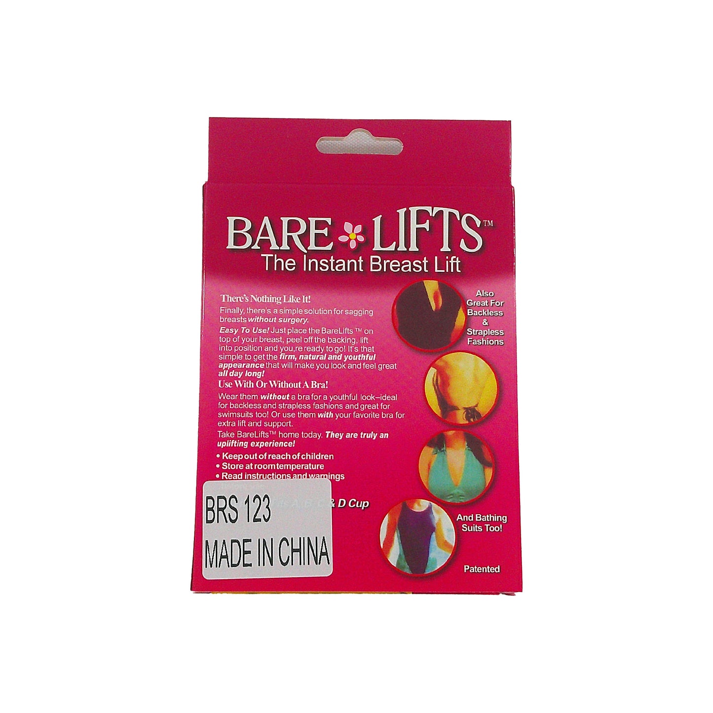 BARE LIFTS THE INSTANT BREAST LIFT TAPE BRS123 (12PC)