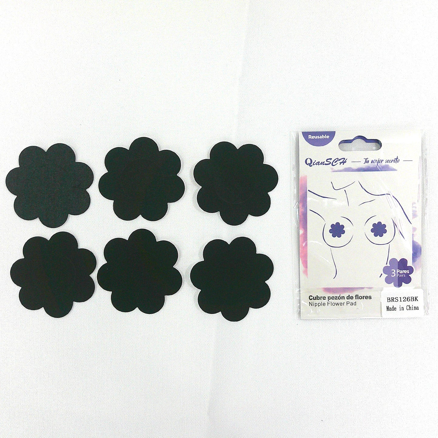 Flower Nipples Pad BRS126 (12PC)