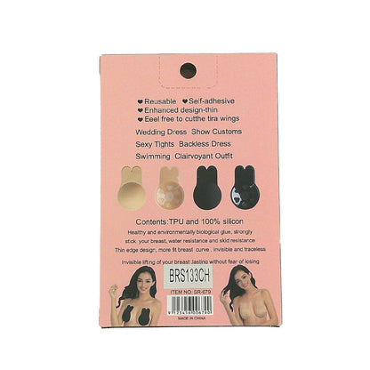 Invisible Push Up Bra  BRS133 (12PC)