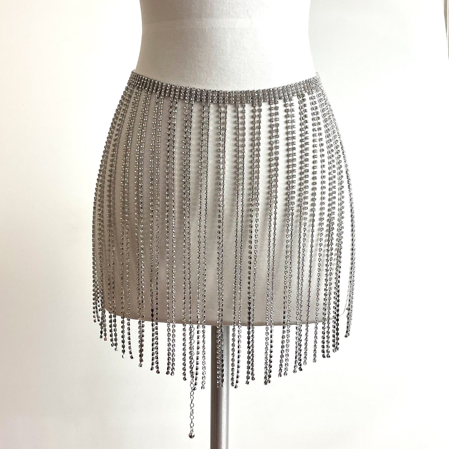 Rhinestone Fringed Belt BT0506-6 (1PC)