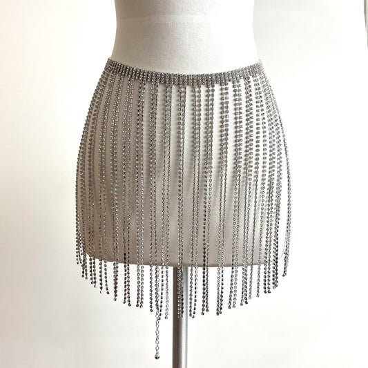 Rhinestone Fringed Belt BT0506-6 (1PC)