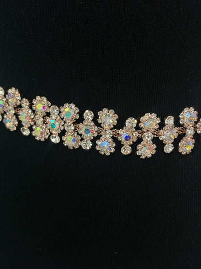 Rhinestone Flower Wedding Belt BT6018 (1PC)