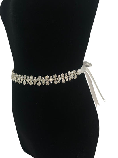 Rhinestone Flower Wedding Belt BT6018 (1PC)