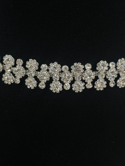 Rhinestone Flower Wedding Belt BT6018 (1PC)