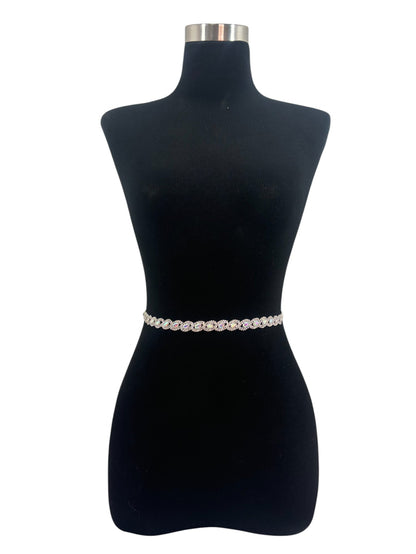 Rhinestone Oval Wedding Belt BT704 (1PC)