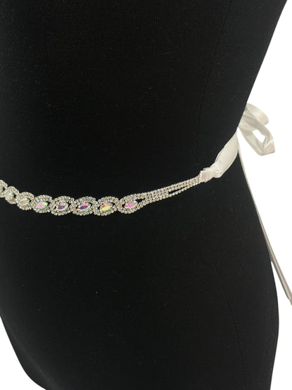 Rhinestone Oval Wedding Belt BT704 (1PC)