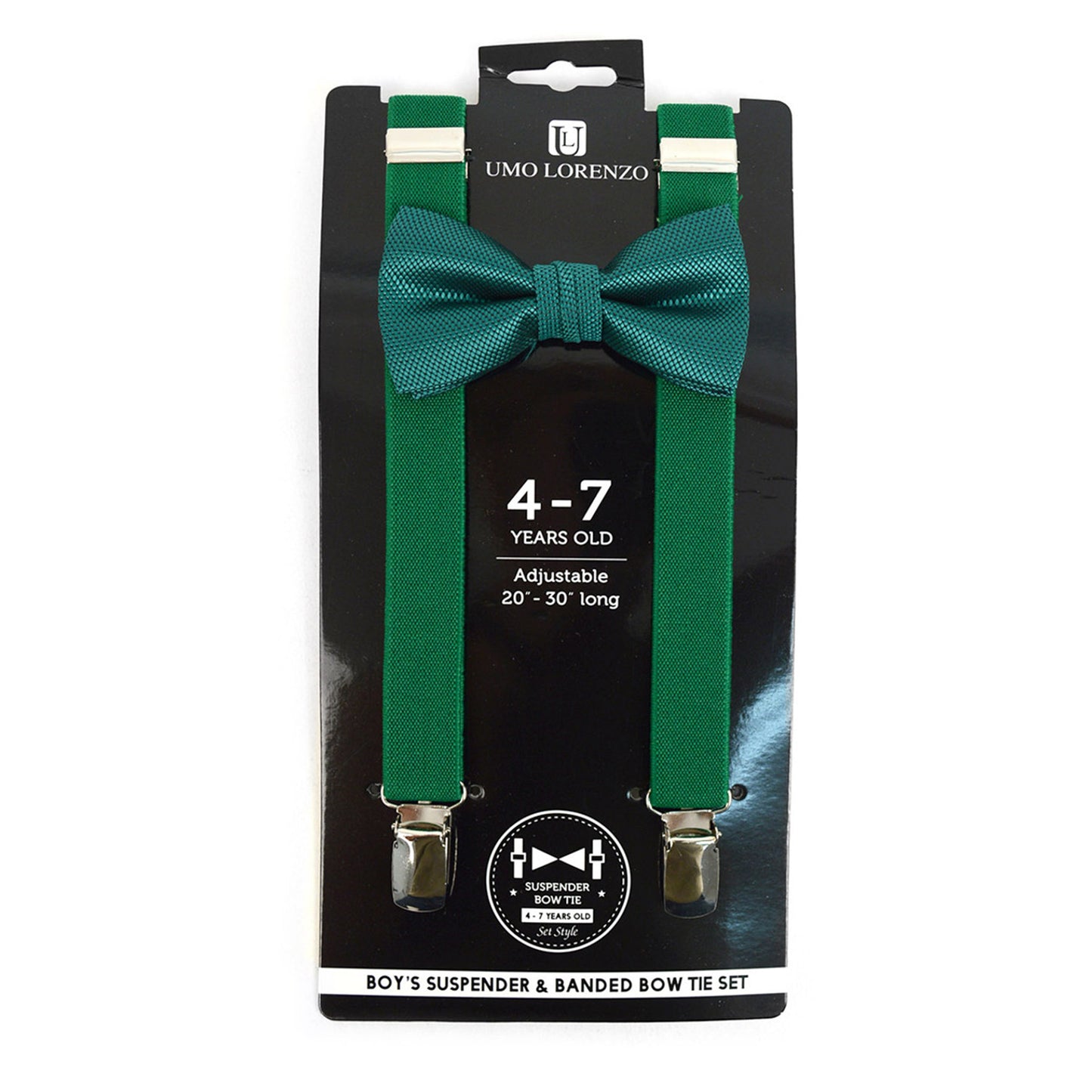 Boy's 4-7 Years Old Clip-on Suspenders & Bow Tie Set BTHSU47-6308 (1PC)