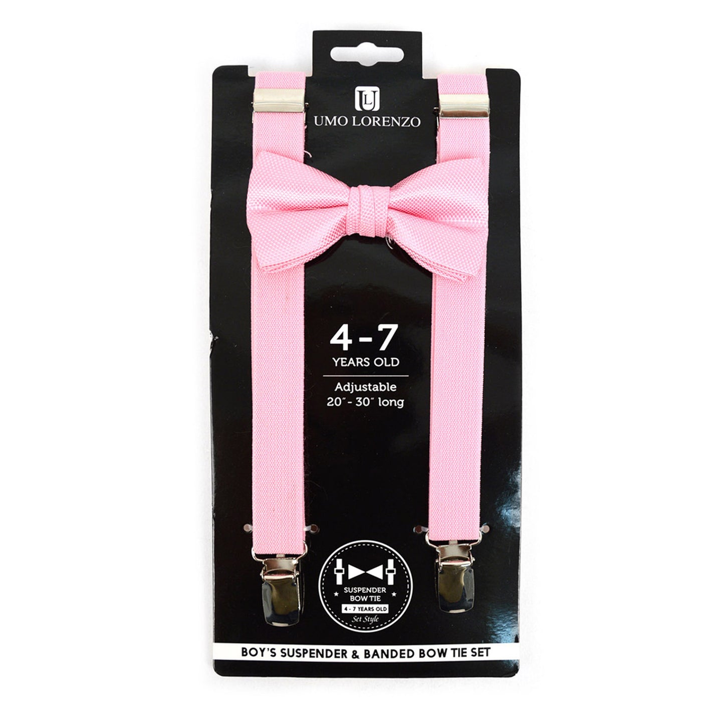 Boy's 4-7 Years Old Clip-on Suspenders & Bow Tie Set BTHSU47-6308 (1PC)