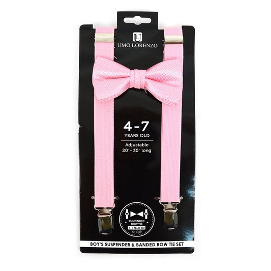 Boy's 4-7 Years Old Clip-on Suspenders & Bow Tie Set BTHSU47-6308 (1PC)