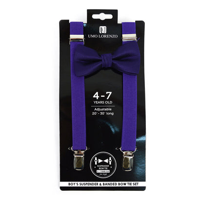 Boy's 4-7 Years Old Clip-on Suspenders & Bow Tie Set BTHSU47-6308 (1PC)