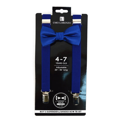 Boy's 4-7 Years Old Clip-on Suspenders & Bow Tie Set BTHSU47-6308 (1PC)