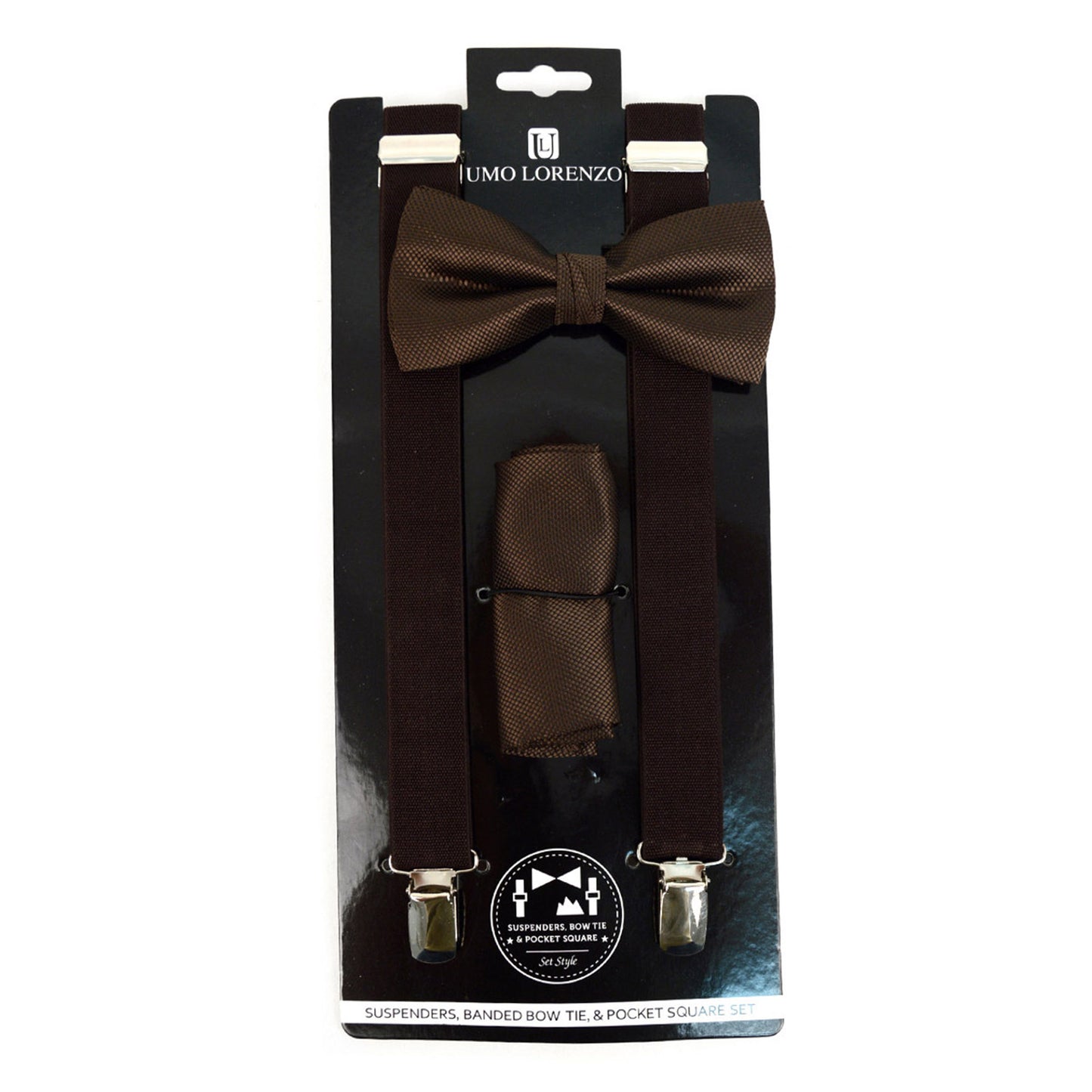 Men's Solid Color Clip-on Suspenders BTHSU6308 (1PC)