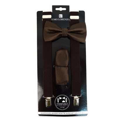 Men's Solid Color Clip-on Suspenders BTHSU6308 (1PC)