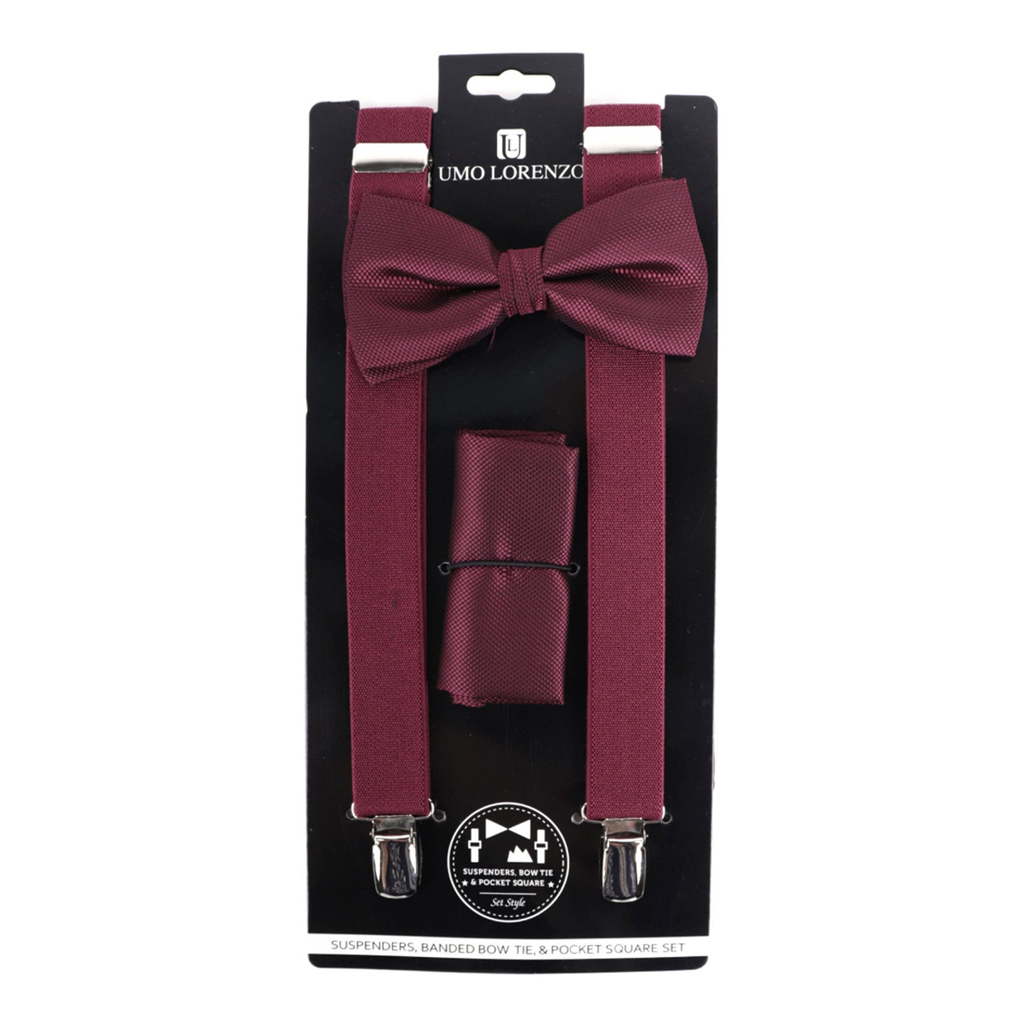 Men's Solid Color Clip-on Suspenders BTHSU6308 (1PC)