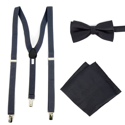 Men's Solid Color Clip-on Suspenders BTHSU6308 (1PC)