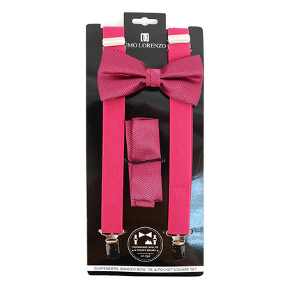 Men's Solid Color Clip-on Suspenders BTHSU6308 (1PC)