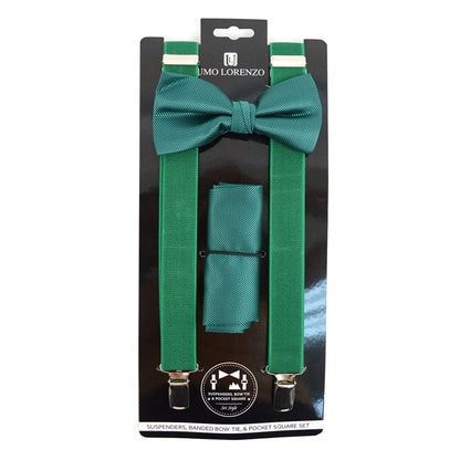 Men's Solid Color Clip-on Suspenders BTHSU6308 (1PC)