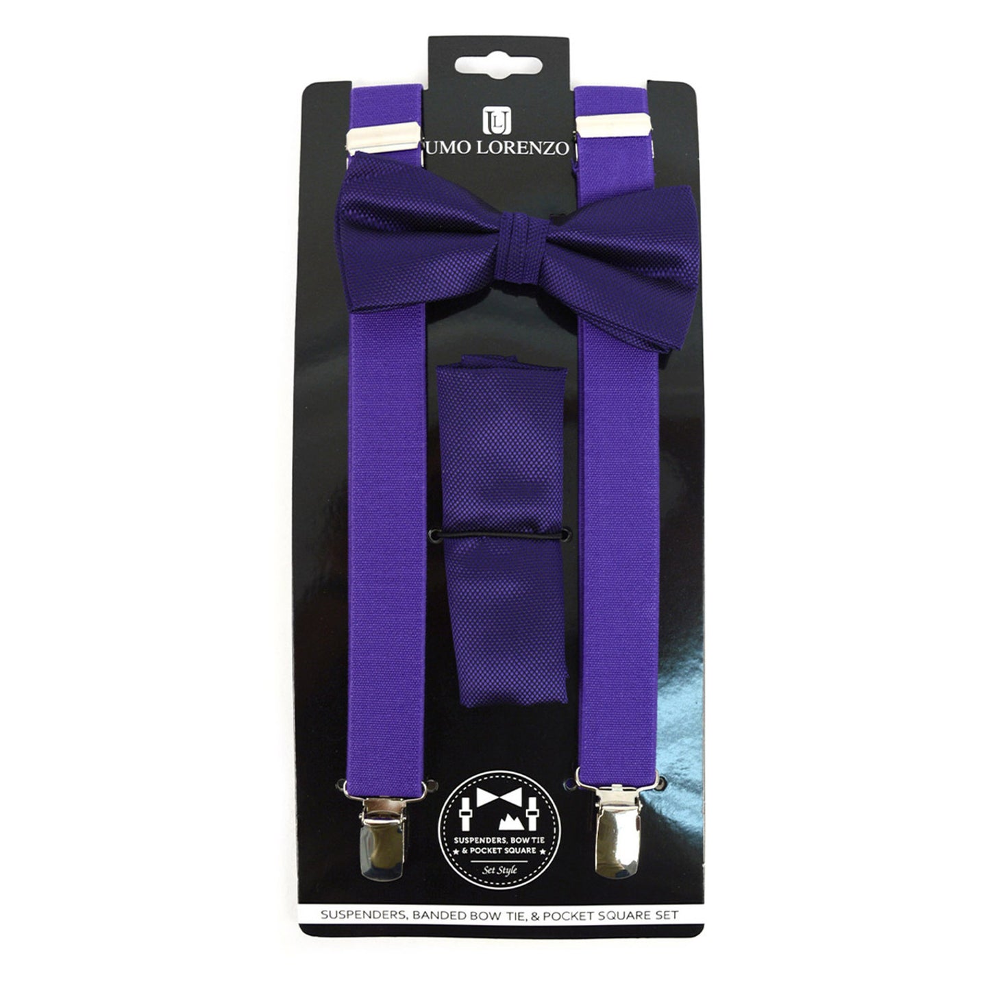 Men's Solid Color Clip-on Suspenders BTHSU6308 (1PC)