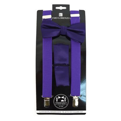 Men's Solid Color Clip-on Suspenders BTHSU6308 (1PC)