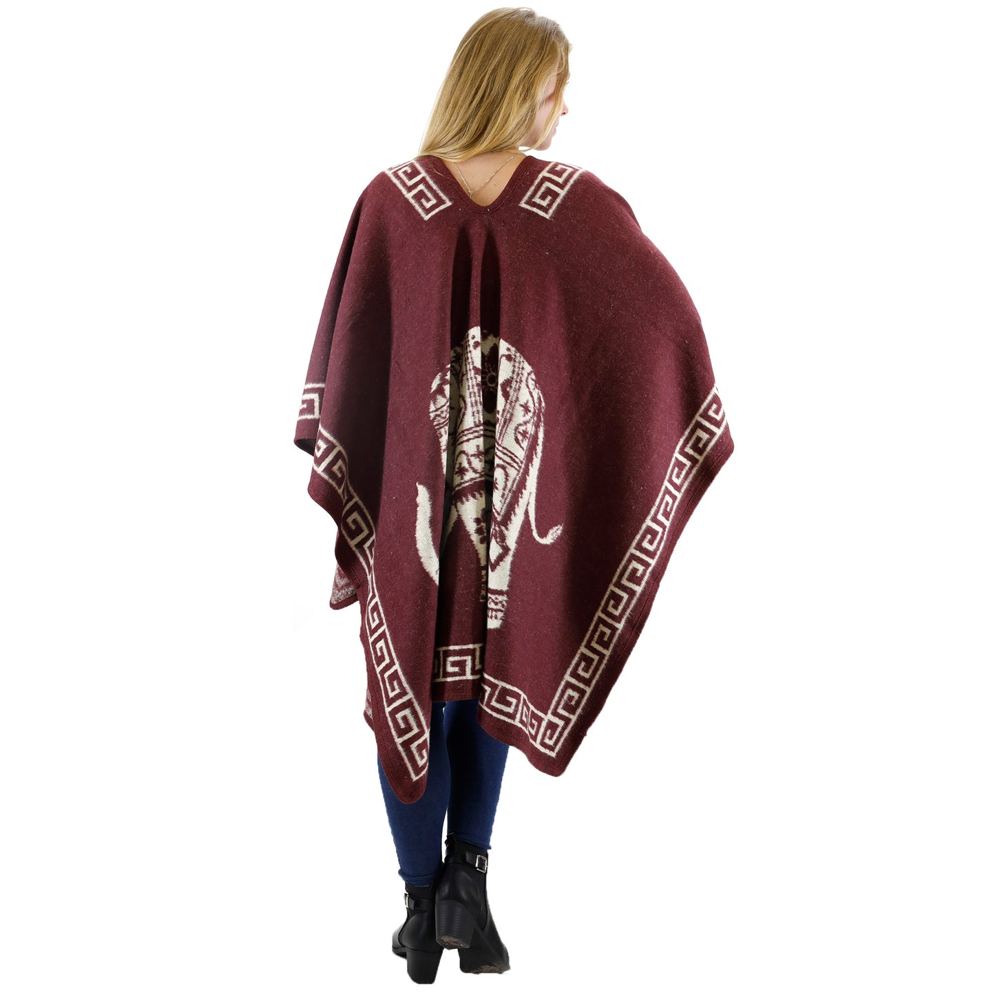 Elephant Pattern Shawl P3809 (6PC)