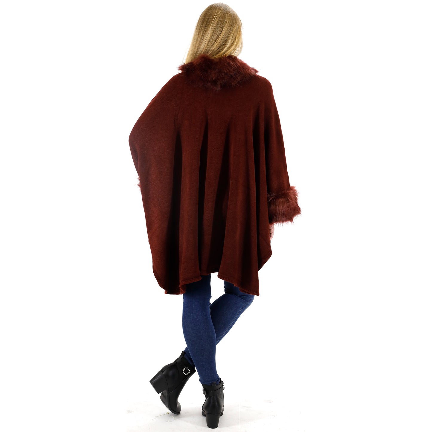 FUR SHAWL LONG SH921 (3PC)