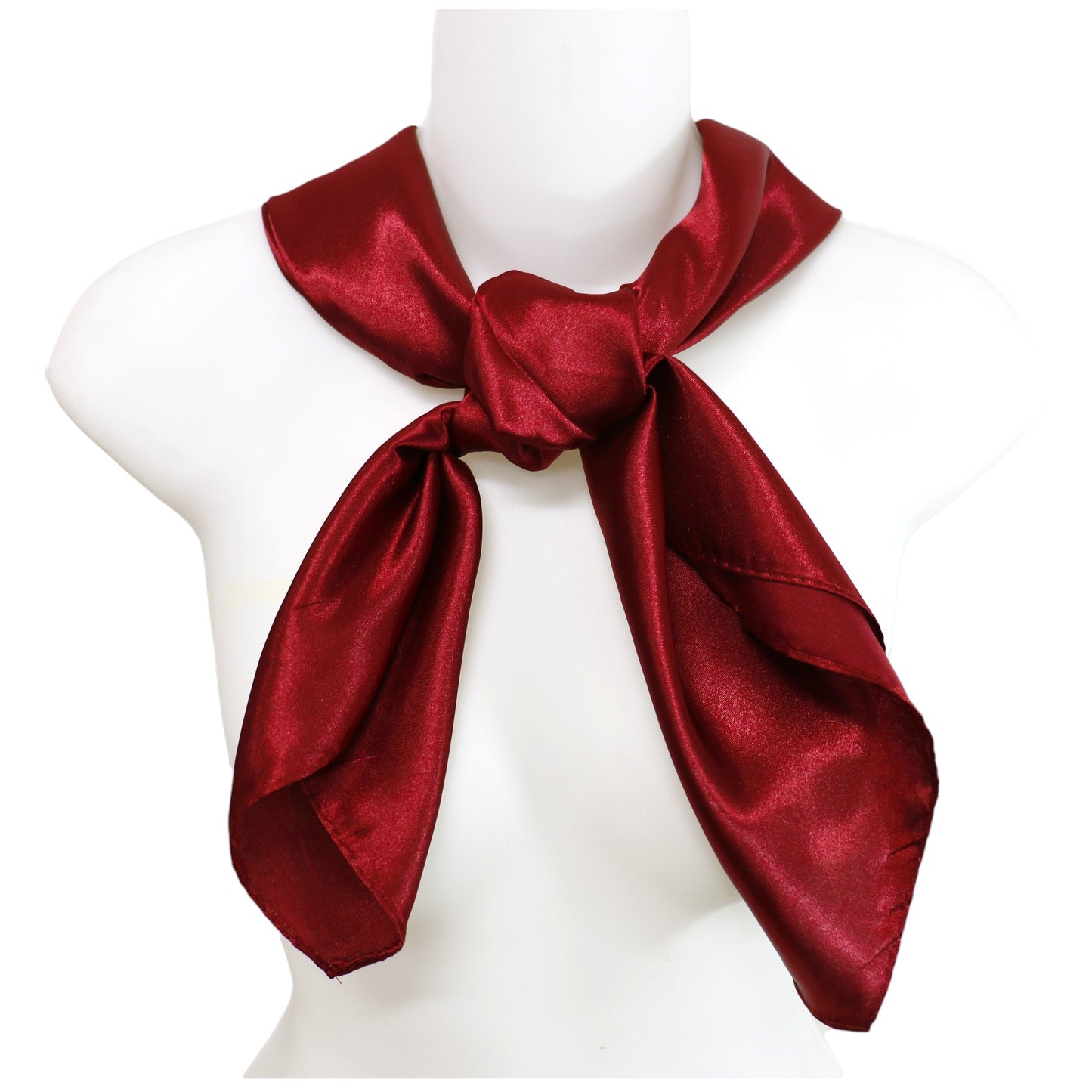 Satin Scarf Plain ST327B (12PC)