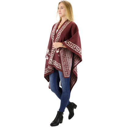Elephant Pattern Shawl P3809 (6PC)
