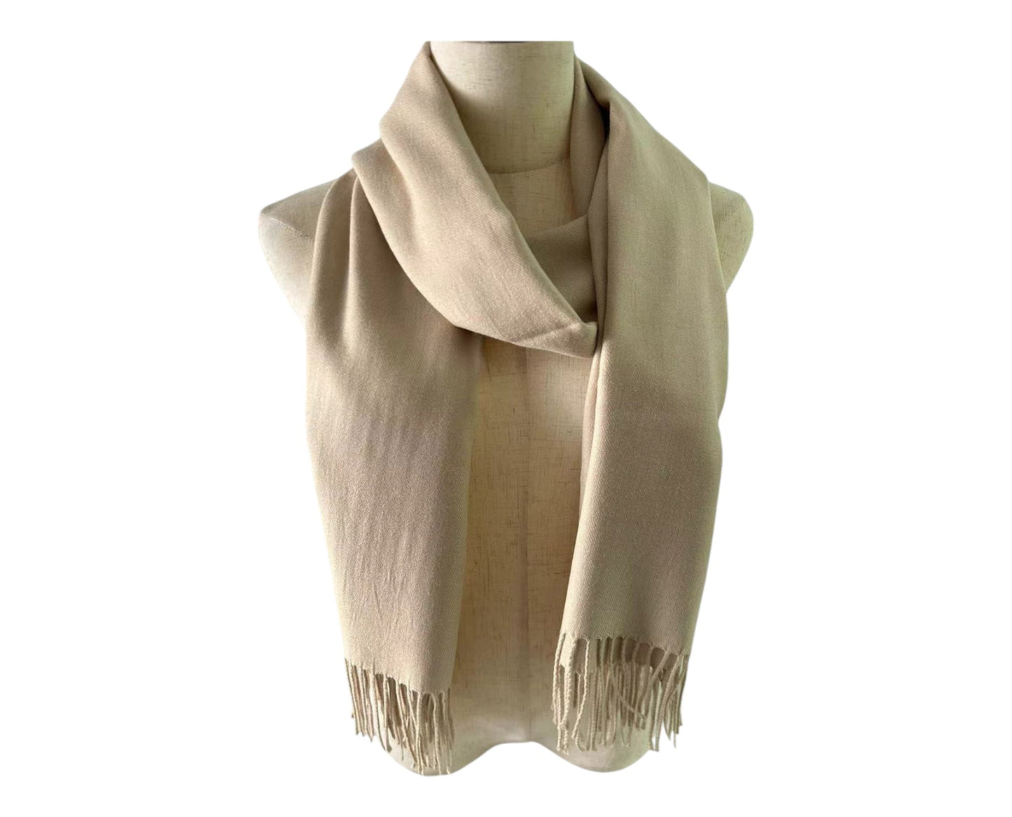 Cashmere Feel Plain Scarves CA4670 (12PC)