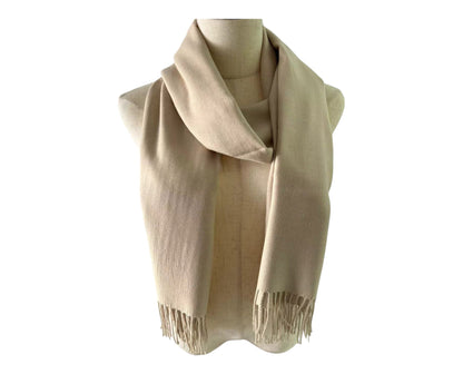 Cashmere Feel Plain Scarves CA4670 (12PC)