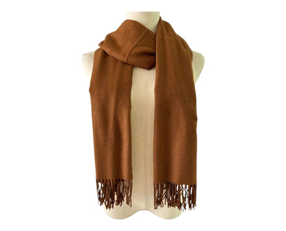 Cashmere Feel Plain Scarves CA4670 (12PC)