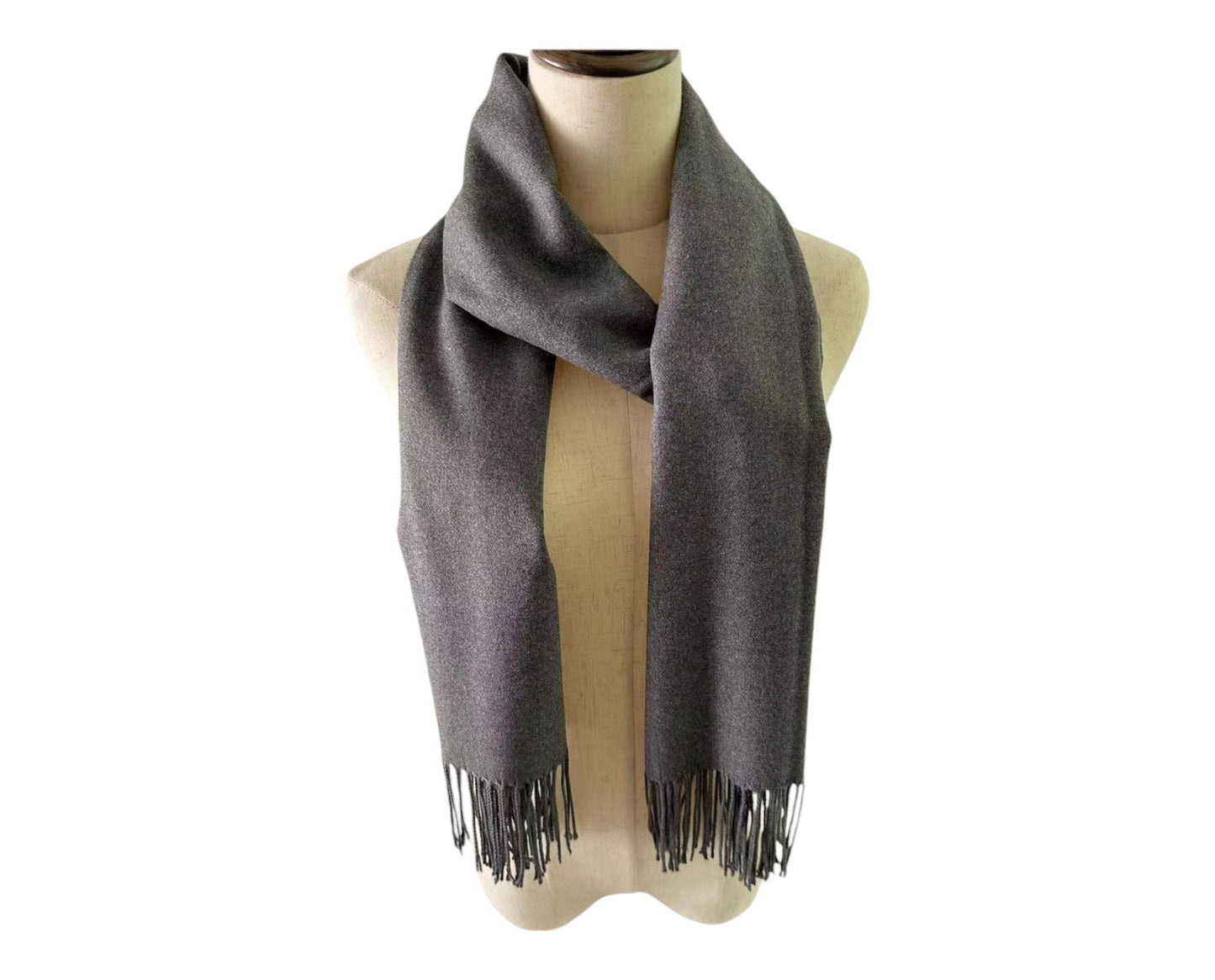 Cashmere Feel Plain Scarves CA4670 (12PC)