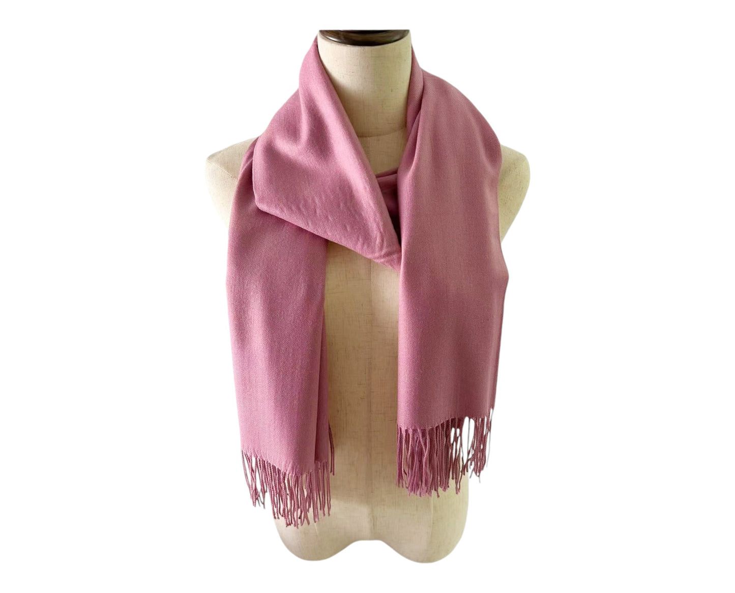 Cashmere Feel Plain Scarves CA4670 (12PC)