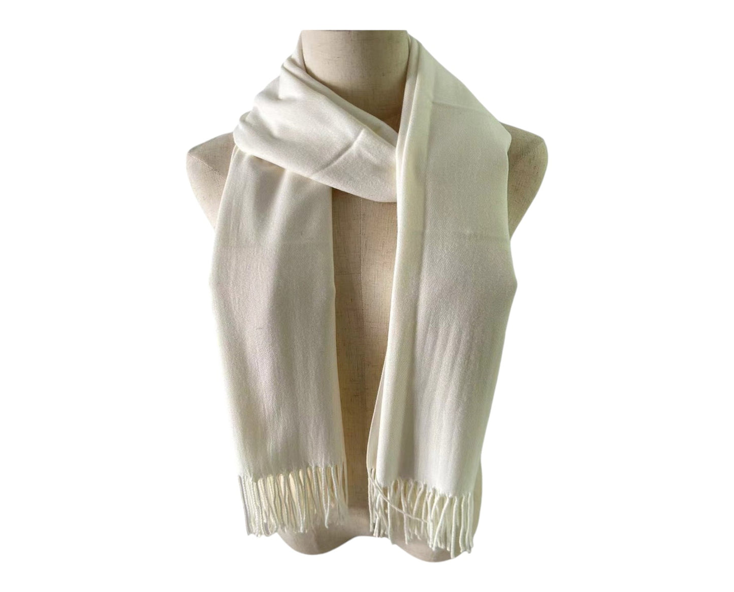 Cashmere Feel Plain Scarves CA4670 (12PC)