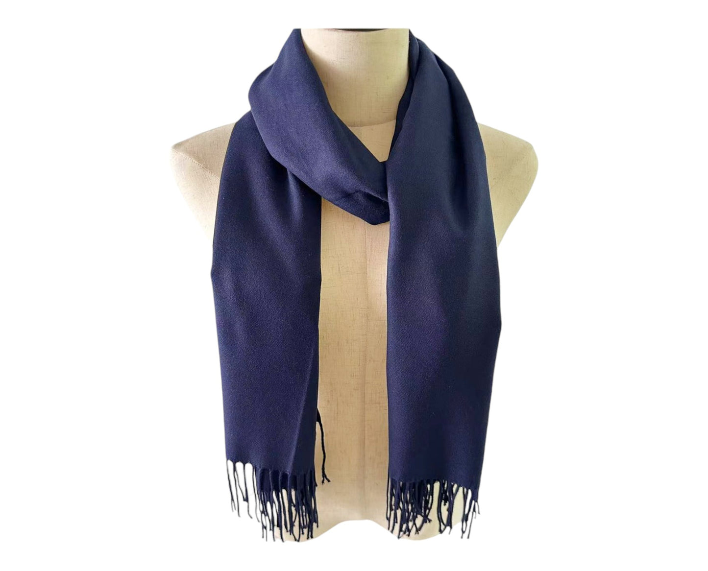 Cashmere Feel Plain Scarves CA4670 (12PC)