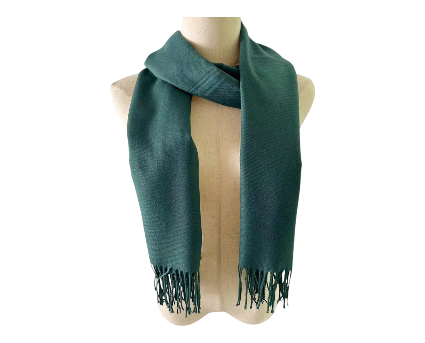 Cashmere Feel Plain Scarves CA4670 (12PC)