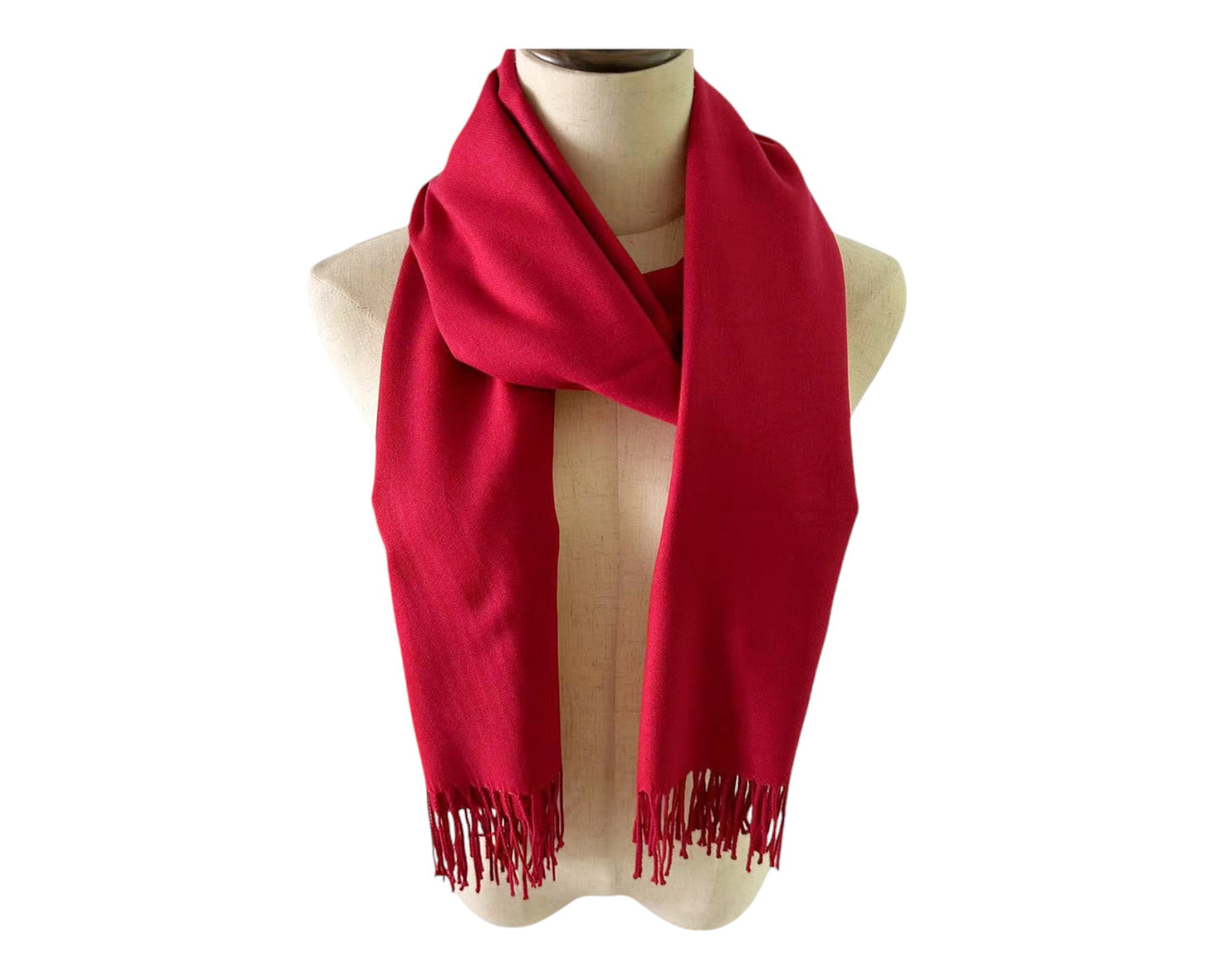 Cashmere Feel Plain Scarves CA4670 (12PC)