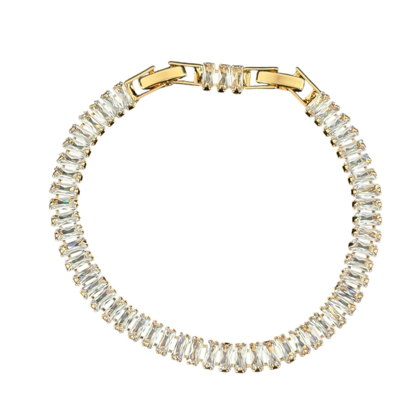 Crystal Bracelet With Extension CZ CB213 (4PC)