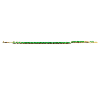Crystal Bracelet With Extension CZ CB213 (4PC)