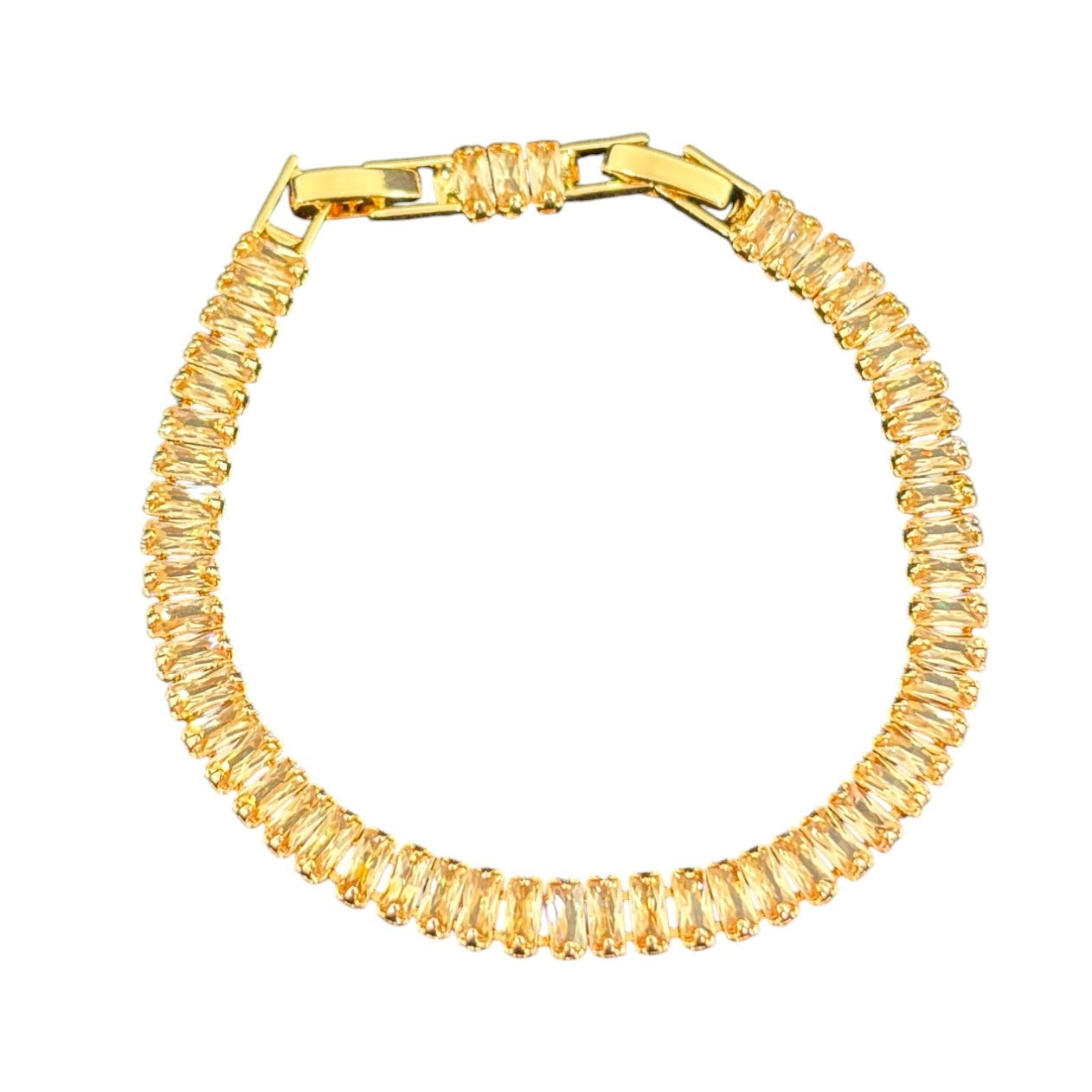 Crystal Bracelet With Extension CZ CB213 (4PC)