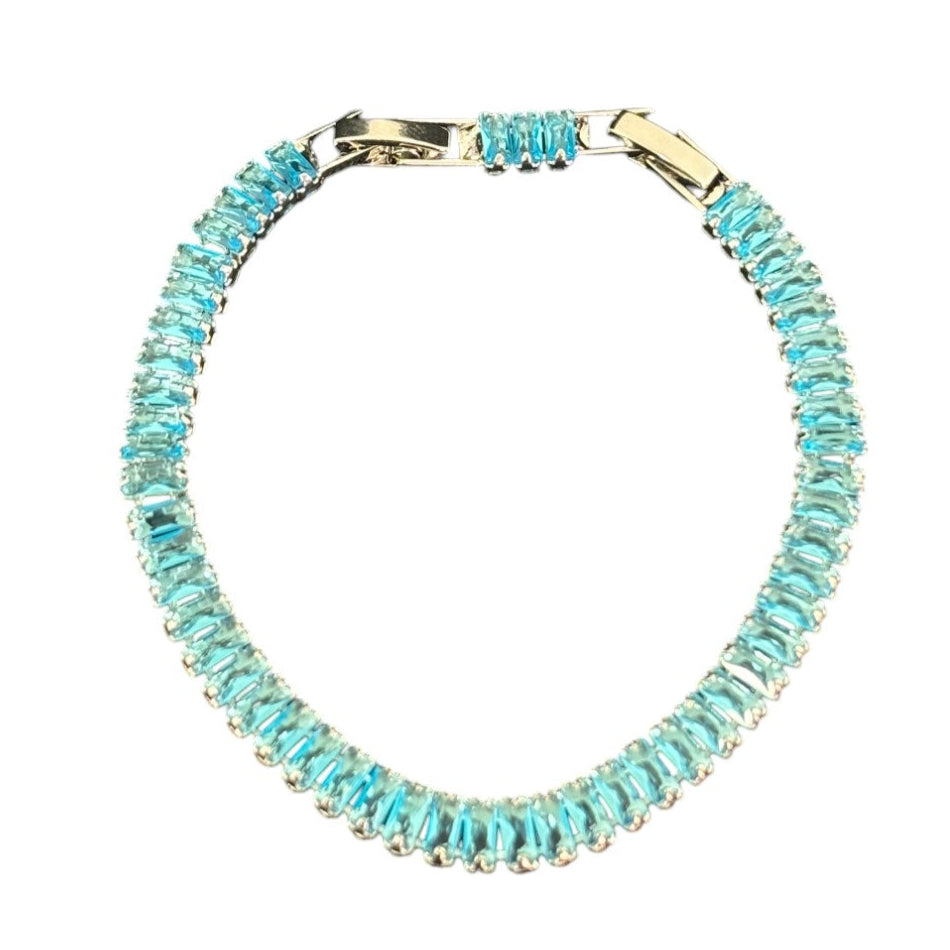 Crystal Bracelet With Extension CZ CB213 (4PC)