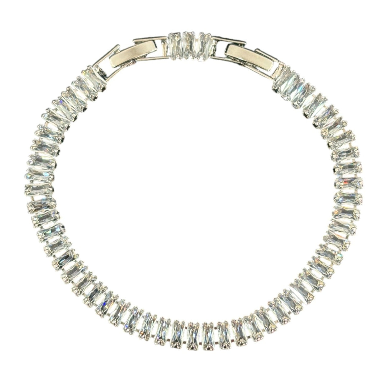 Crystal Bracelet With Extension CZ CB213 (4PC)