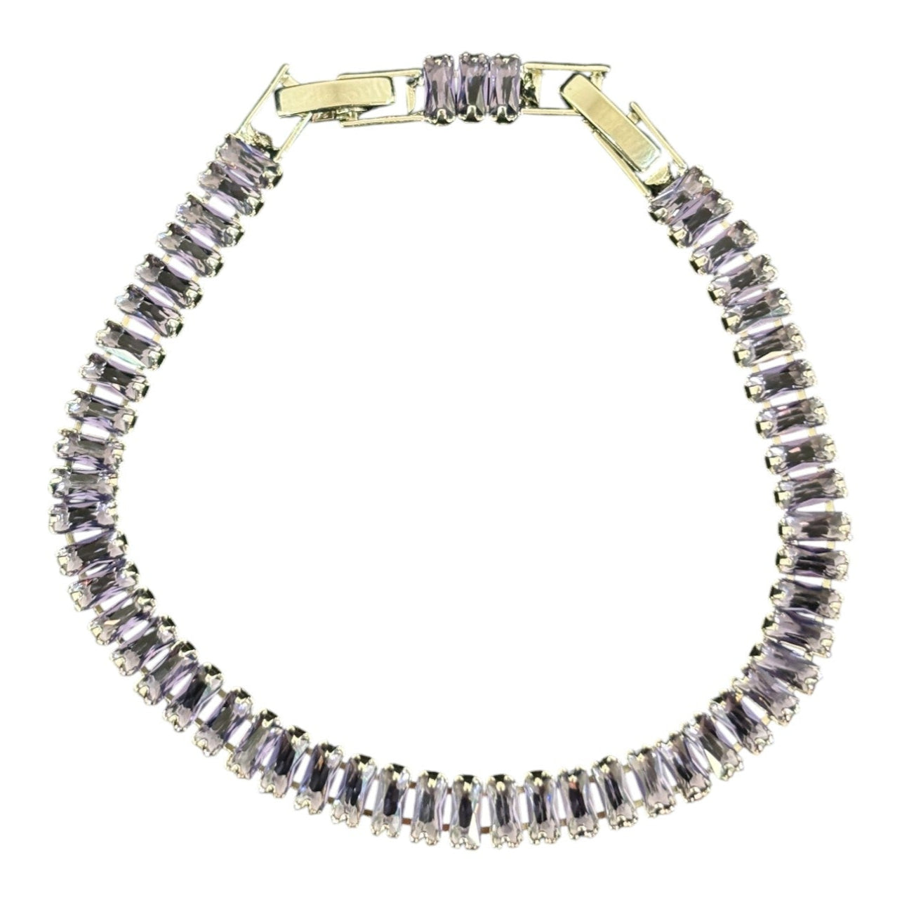 Crystal Bracelet With Extension CZ CB213 (4PC)