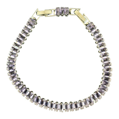 Crystal Bracelet With Extension CZ CB213 (4PC)